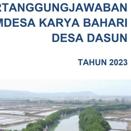 Laporan Pertanggungjawaban BUMDes Tahun 2023